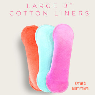 COTTON LINERS LARGE (SET OF 3)