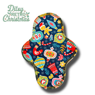 LINER LARGE DITSY RETRO CHRISTMAS (ORGANIC COTTON)