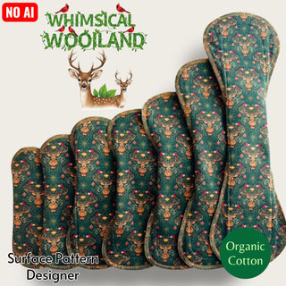 PAD WHIMSICAL WOODLAND (ORGANIC COTTON)