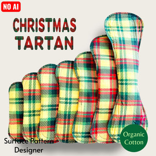 PAD CHRISTMAS TARTAN (ORGANIC COTTON)