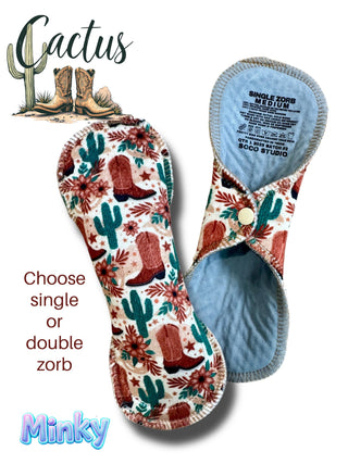 PAD CACTUS BOOTS (MINKY)
