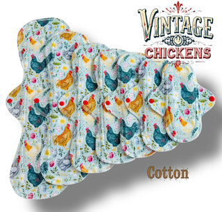 PAD VINTAGE CHICKENS (COTTON)