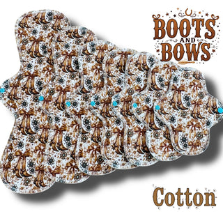 PAD BOOTS & BOWS (COTTON)