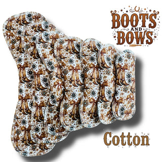 PAD BOOTS & BOWS (COTTON)