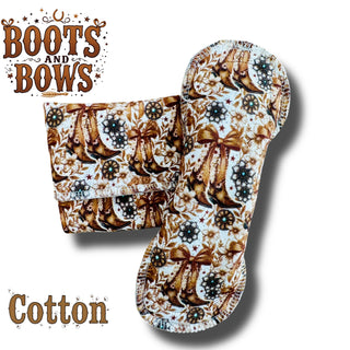 PAD BOOTS & BOWS (COTTON)