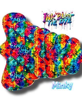PAD INK BLOT TIE DYE (MINKY)