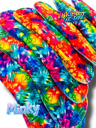 PAD INK BLOT TIE DYE (MINKY)