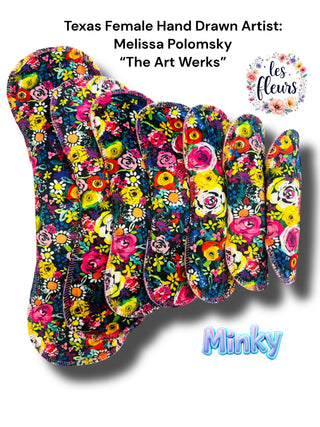 PAD LES FLEURS (MINKY)
