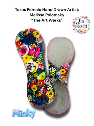 PAD LES FLEURS (MINKY)