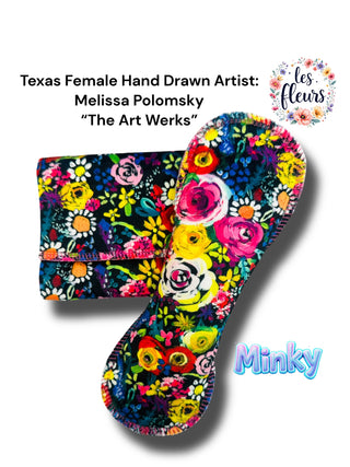 PAD LES FLEURS (MINKY)