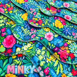 PAD RAINBOW FLORAL (MINKY)