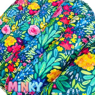 PAD RAINBOW FLORAL (MINKY)