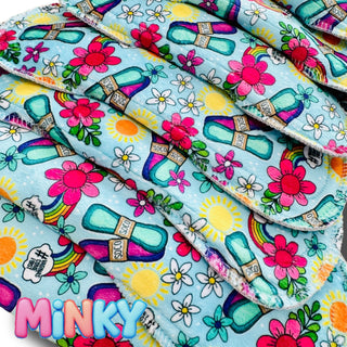 PAD BLUE SOCO BIRTHDAY (MINKY)