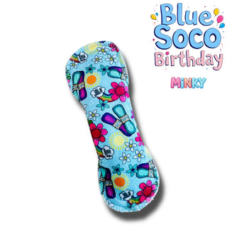 PAD BLUE SOCO BIRTHDAY (MINKY)