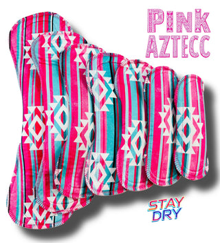 PAD PINK AZTEC (STAY DRY)