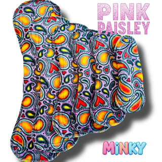 PAD PINK PAISLEY (MINKY)
