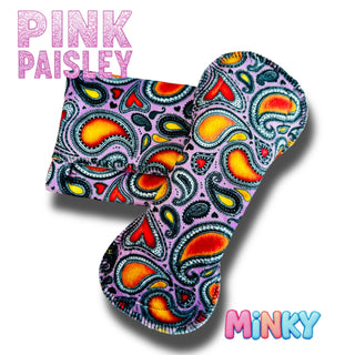 PAD PINK PAISLEY (MINKY)