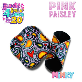 LINER SMALL PINK PAISLEY (MINKY)