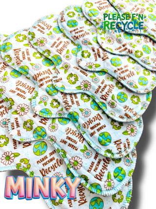 PAD PLEASE F'N RECYLE (MINKY)