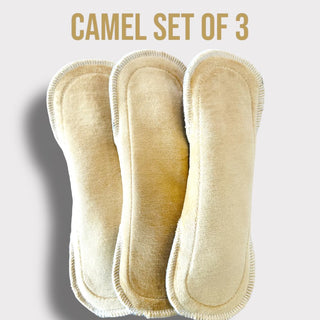 COTTON Set of 3 CAMEL