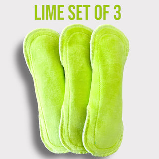 COTTON Set of 3 LIME GREEN