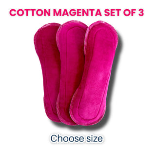 COTTON 3 SET MAGENTA