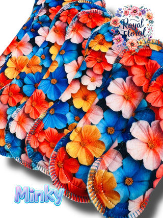 PAD ROYAL FLORAL (MINKY)
