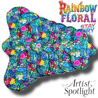 PAD RAINBOW FLORAL (STAY DRY)