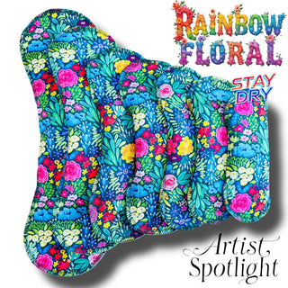 PAD RAINBOW FLORAL (STAY DRY)