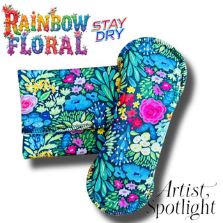PAD RAINBOW FLORAL (STAY DRY)