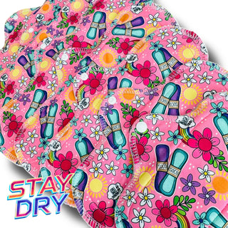 PAD PINK SOCO BIRTHDAY (STAY DRY)