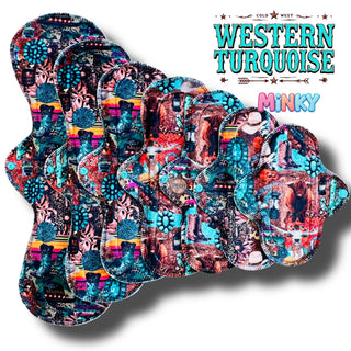 PAD WESTERN TURQUOISE (MINKY)