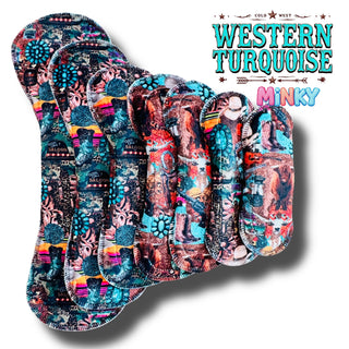 PAD WESTERN TURQUOISE (MINKY)
