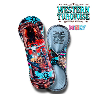 PAD WESTERN TURQUOISE (MINKY)