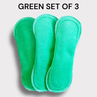 COTTON Set of 3 GREEN