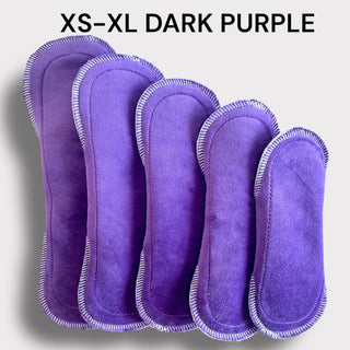 DARK PURPLE COTTON SETS OF 5 (XS-XL)