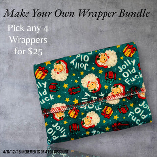 WRAPPER SANTAS NAUGHTY LIST (COTTON)