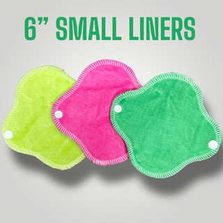 6" Small Cotton/Zorb Liner (SET OF 3)