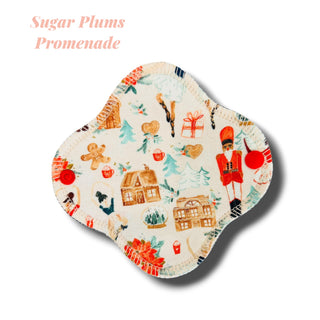 LINER SMALL SUGAR PLUMS PROMENADE (ORGANIC COTTON)
