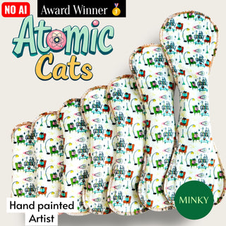 PAD ATOMIC KITTIES (MINKY)