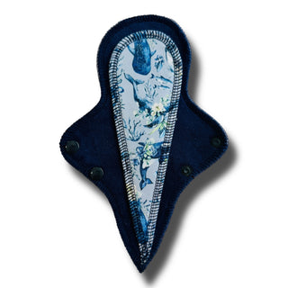 THONG PAD BLUE BLOOM (STAY DRY)