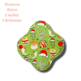 LINER SMALL WESTERN RETRO COWBOY XMAS (ORGANIC COTTON)