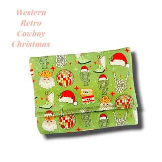 WRAPPER WESTERN RETRO COWBOY XMAS (ORGANIC COTTON)