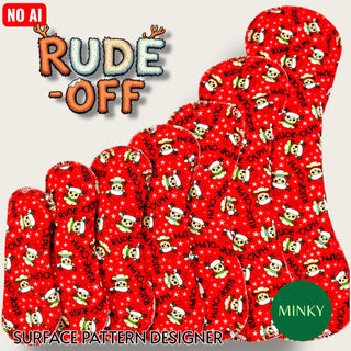 PAD RUDE-OLPH (MINKY)