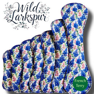 PAD WILD LARKSPUR (FRENCH TERRY)