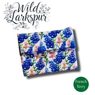 WRAPPER WILD LARKSPUR (FRENCH TERRY)
