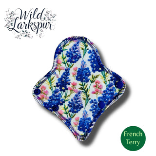 THONG LINER WILD LARKSPUR (FRENCH TERRY)