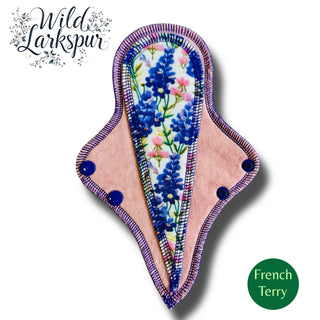 THONG PAD WILD LARKSPUR (FRENCH TERRY)