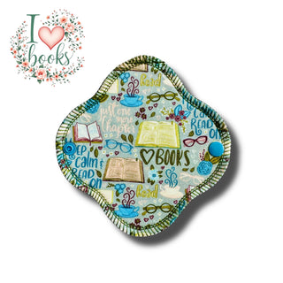 LINER SMALL I HEART BOOKS (ORGANIC COTTON)