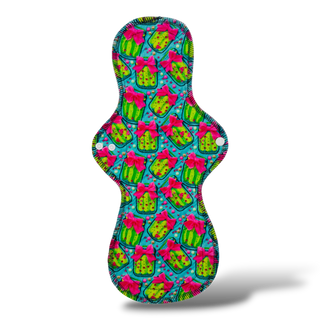 CLOTH PAD "Pickle Jar" A-Symmetrical 16in (Comfy Terry)